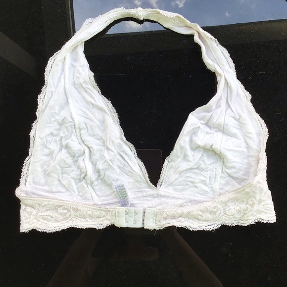 UO Out From Under Lace Halter Bralette Size L - Picture 3 of 7